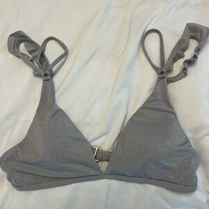 Lspace silver bikini top l*space